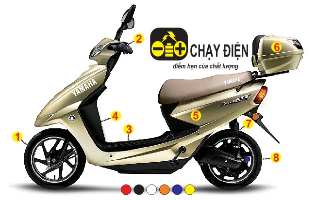 Xe máy điện Yamaha Metis Gt